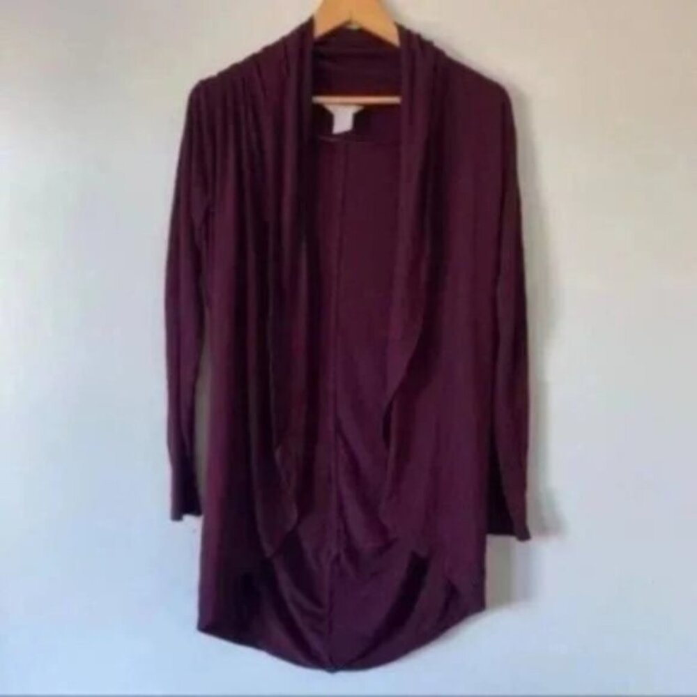 Joe fresh oversized fabric draped cardigan size XS